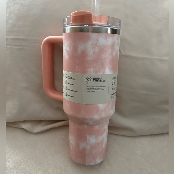 Stanley Cup 40oz Adventure in Peach Tie Dye Brand New! - Picture 2 of 3